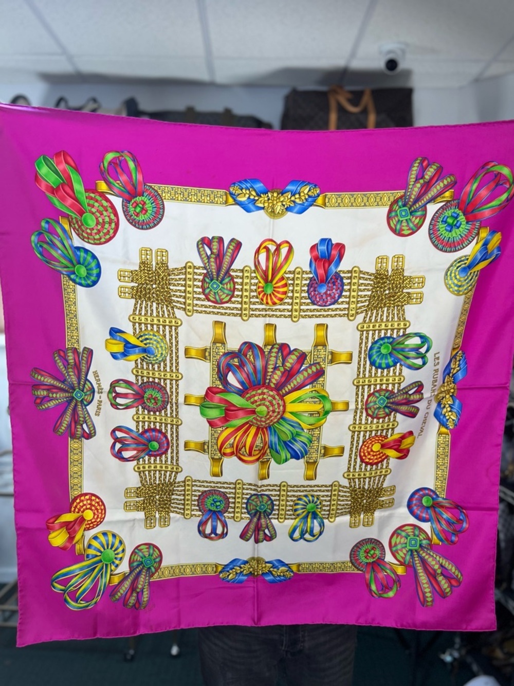 HERMES SILK SCARF